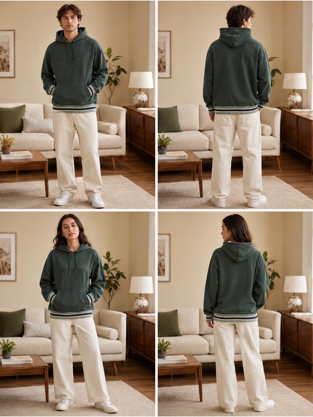Levi’s Relaxed Fit Pullover Hoodie XXL NWT Green